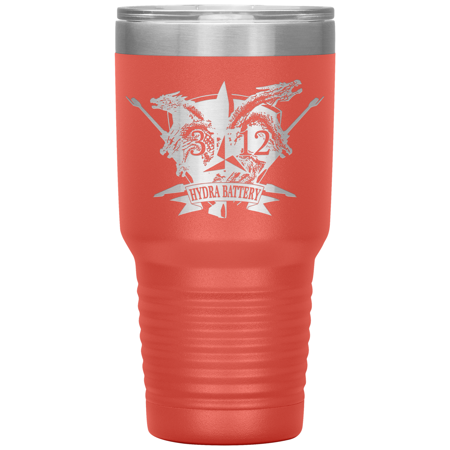 3/12 H Battery 30oz. Dragon Tumbler