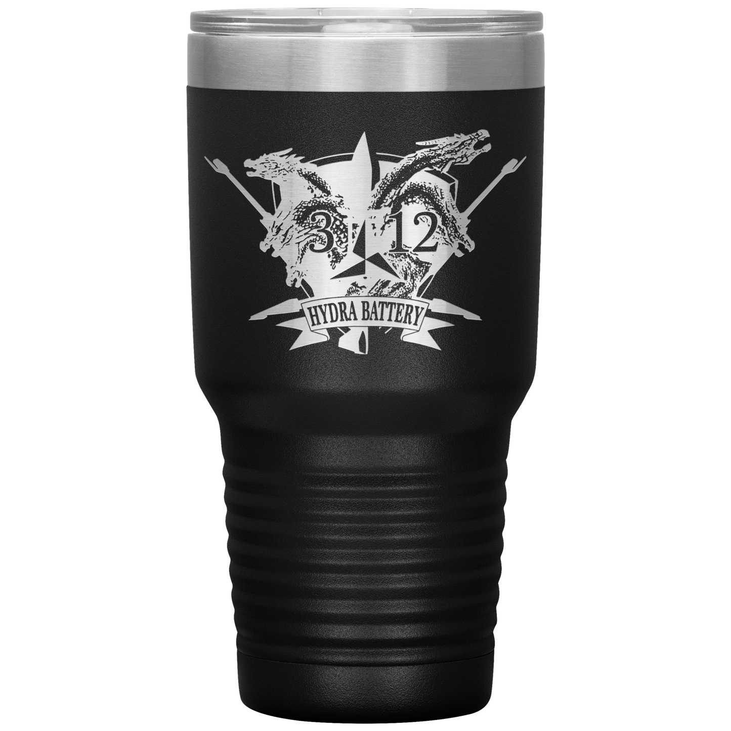 3/12 H Battery 30oz. Dragon Tumbler