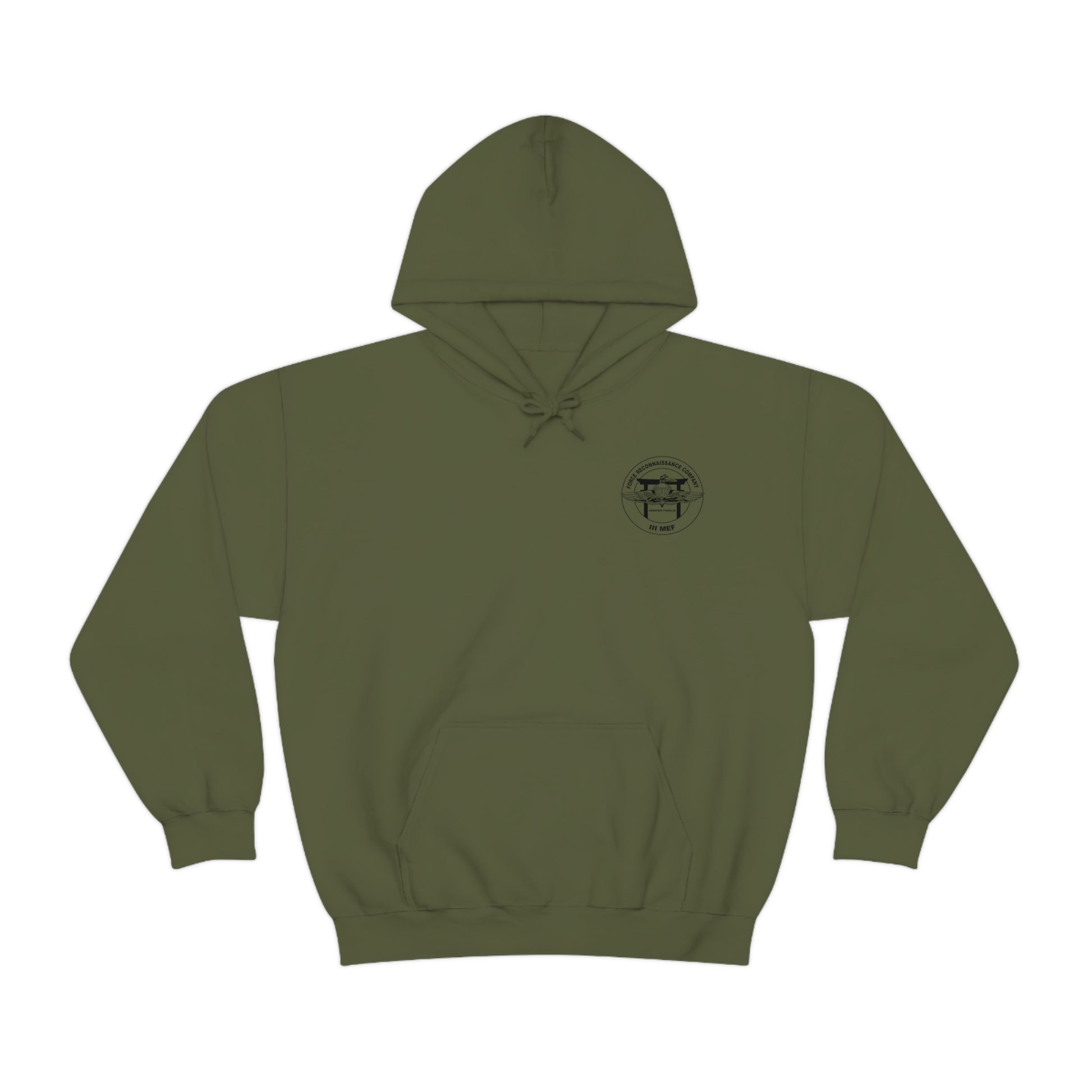 Military Green III MEF Force Recon Hoodie