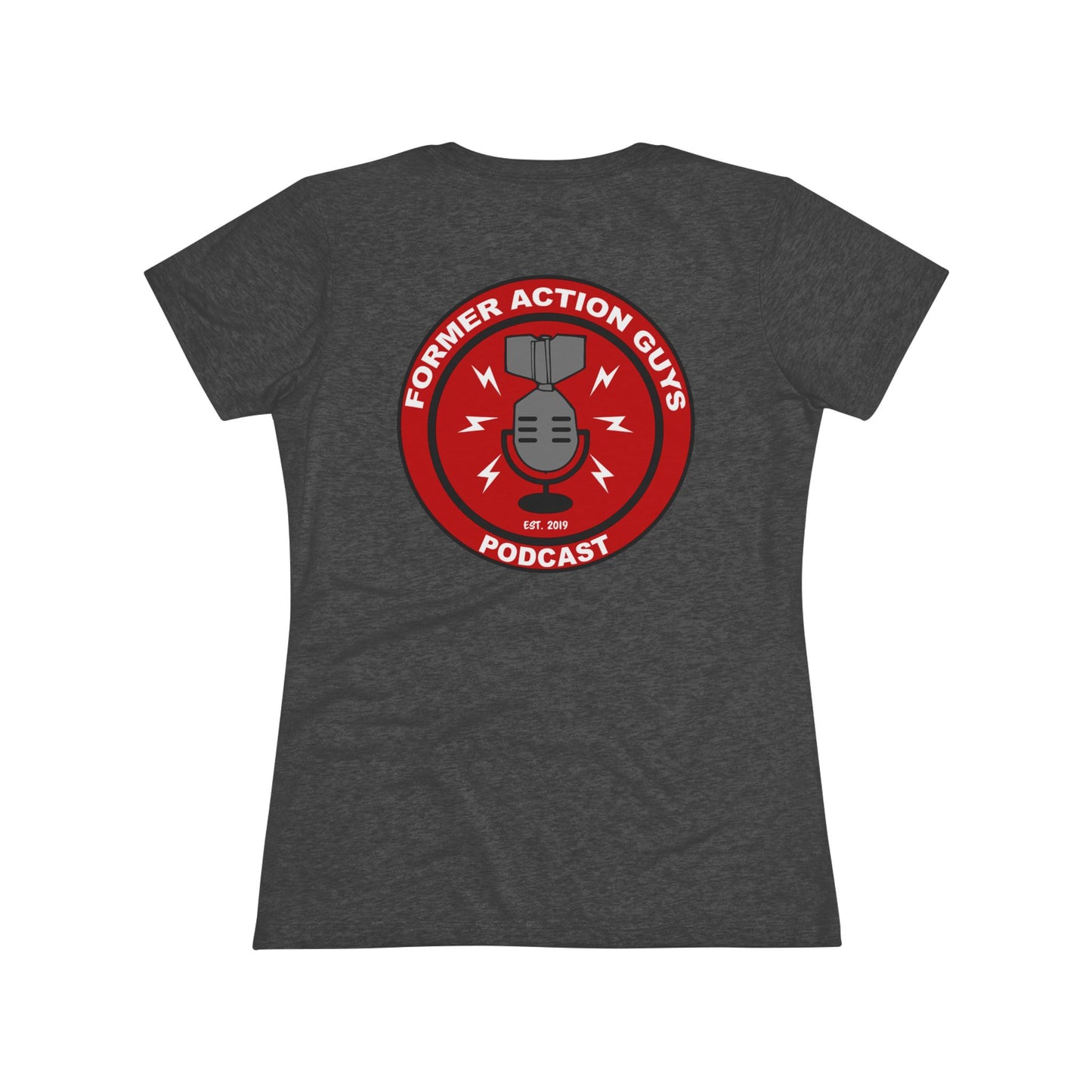 Women's Former Action Guys Podcast Athletic Tee