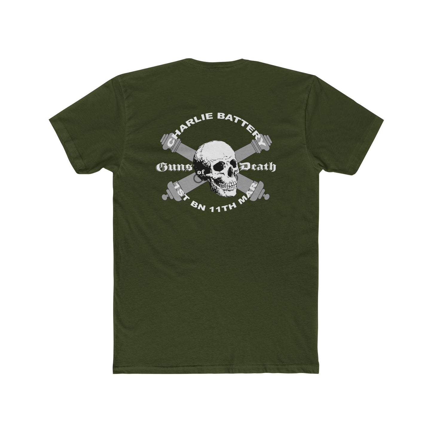 Military Green Charlie Battery 1st Battalion 11th Marines Tee