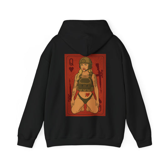 Queen of Hearts Graphic Hoodie