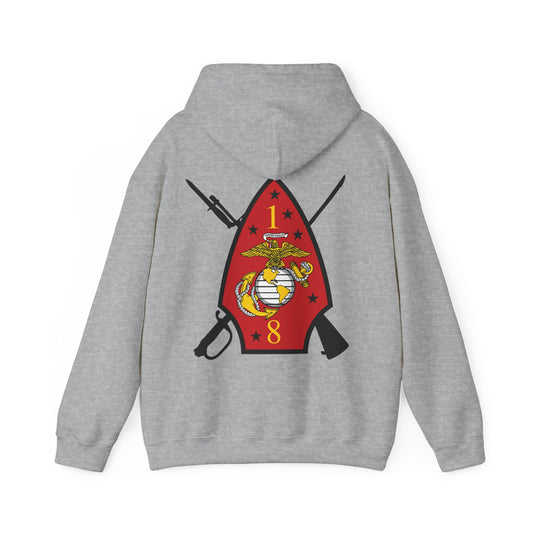 1st Battalion 8th Marines Hoodie