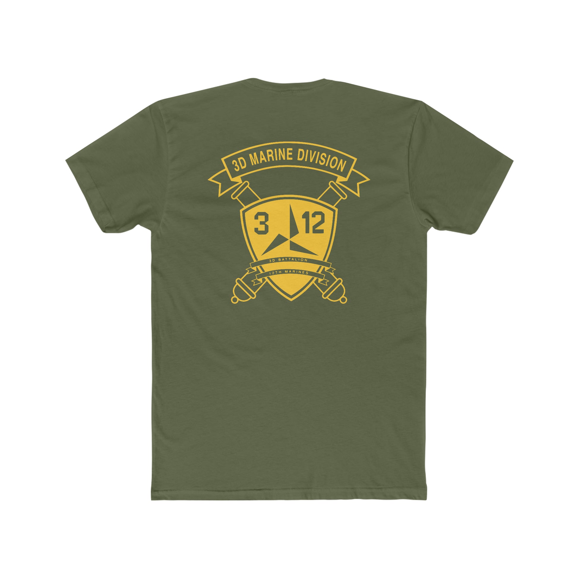 Military Green 3rd Battalion 12th Marine Regiment Tee