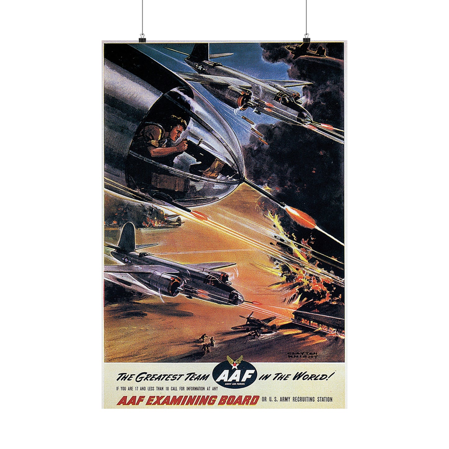 United States Army Air Force Recruiting Poster