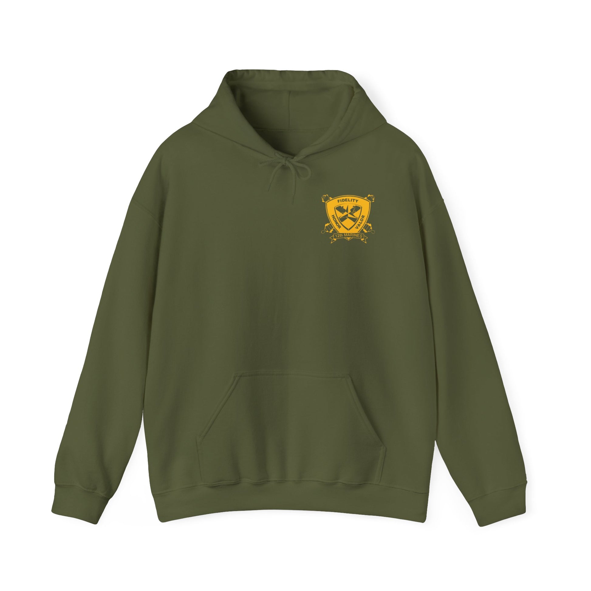 Military Green 3rd Battalion 12th Marine Regiment Hoodie