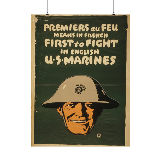 Historic Marine Corps Recruiting Poster