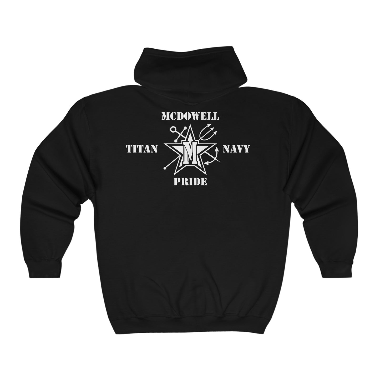 McDowell HS NJROTC Zip Hoodie