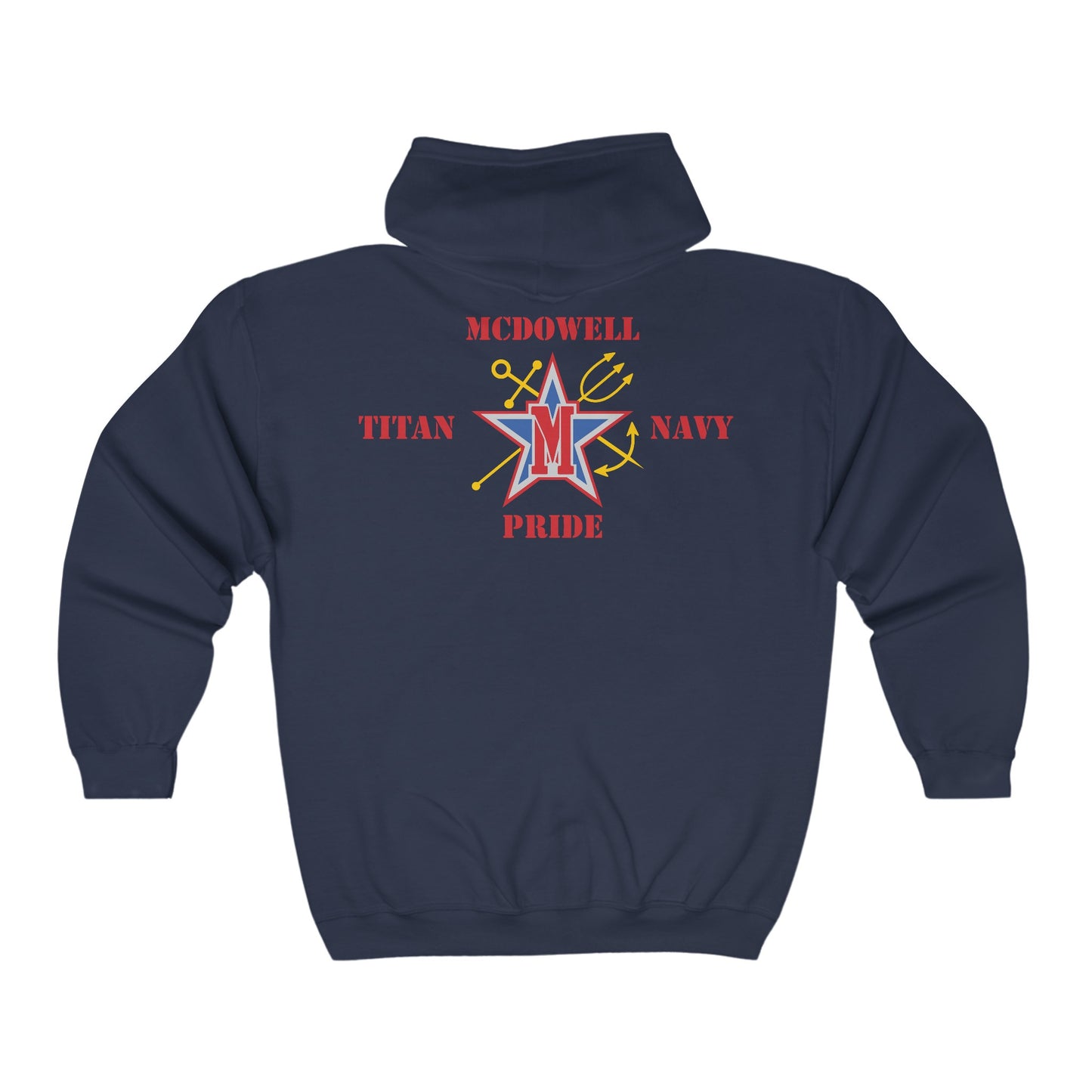 McDowell HS NJROTC Zip Hoodie