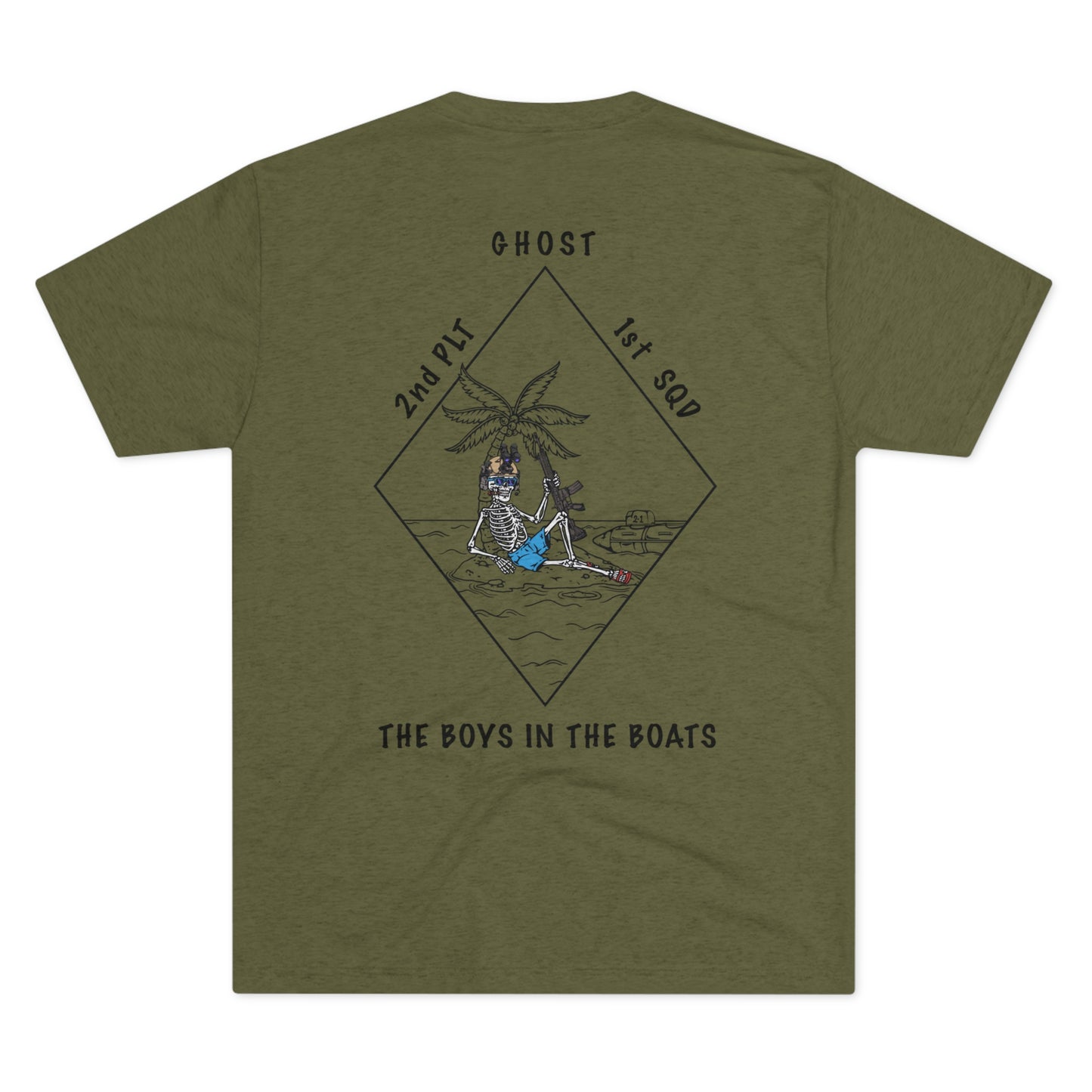 2/1 Ghost Co 2nd Platoon 1st Squad Athletic Tee