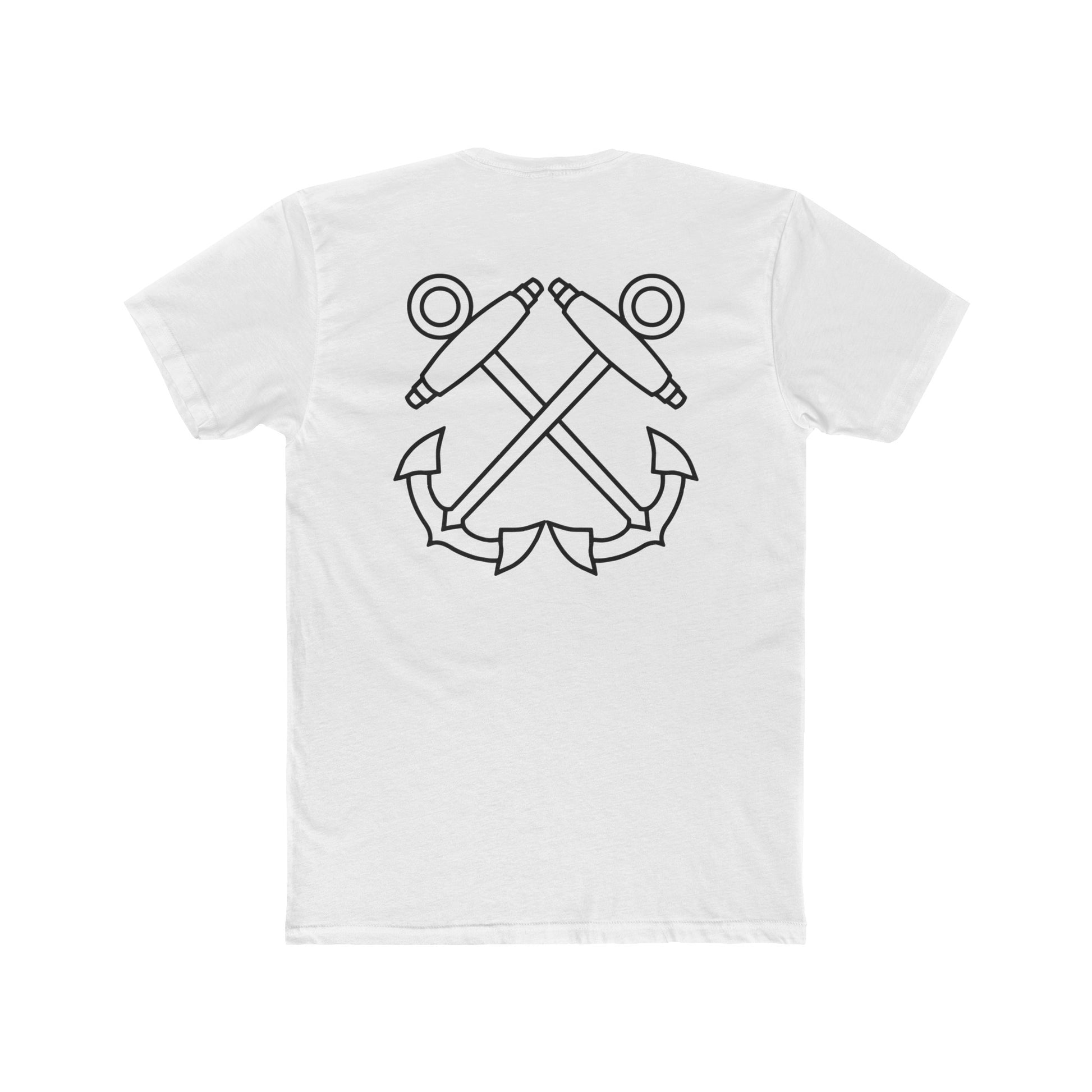 White Boatswain's Mate Anchor T-shirt