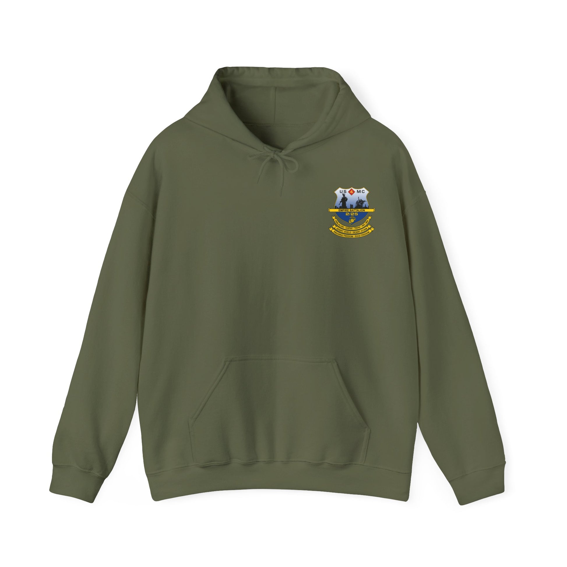 Military Green Weapons Co 2/25 Hoodie