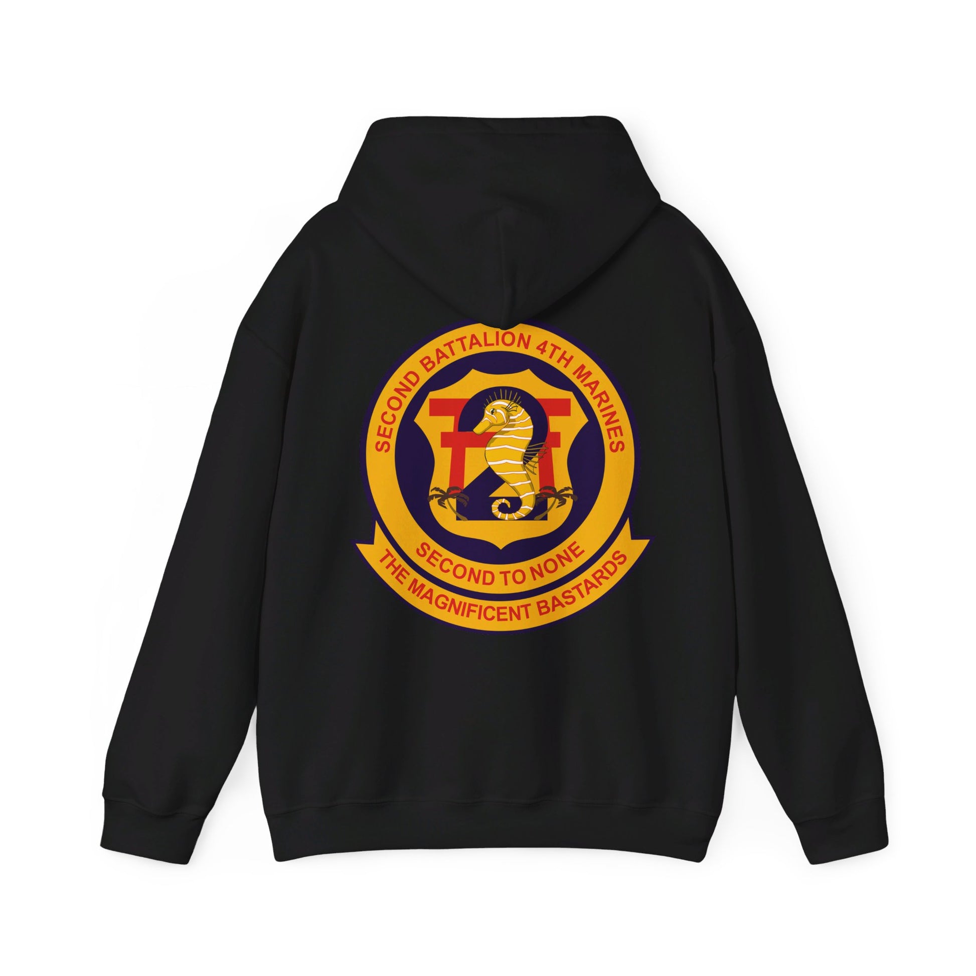 Black 2nd Battalion 4th Marines Hoodie