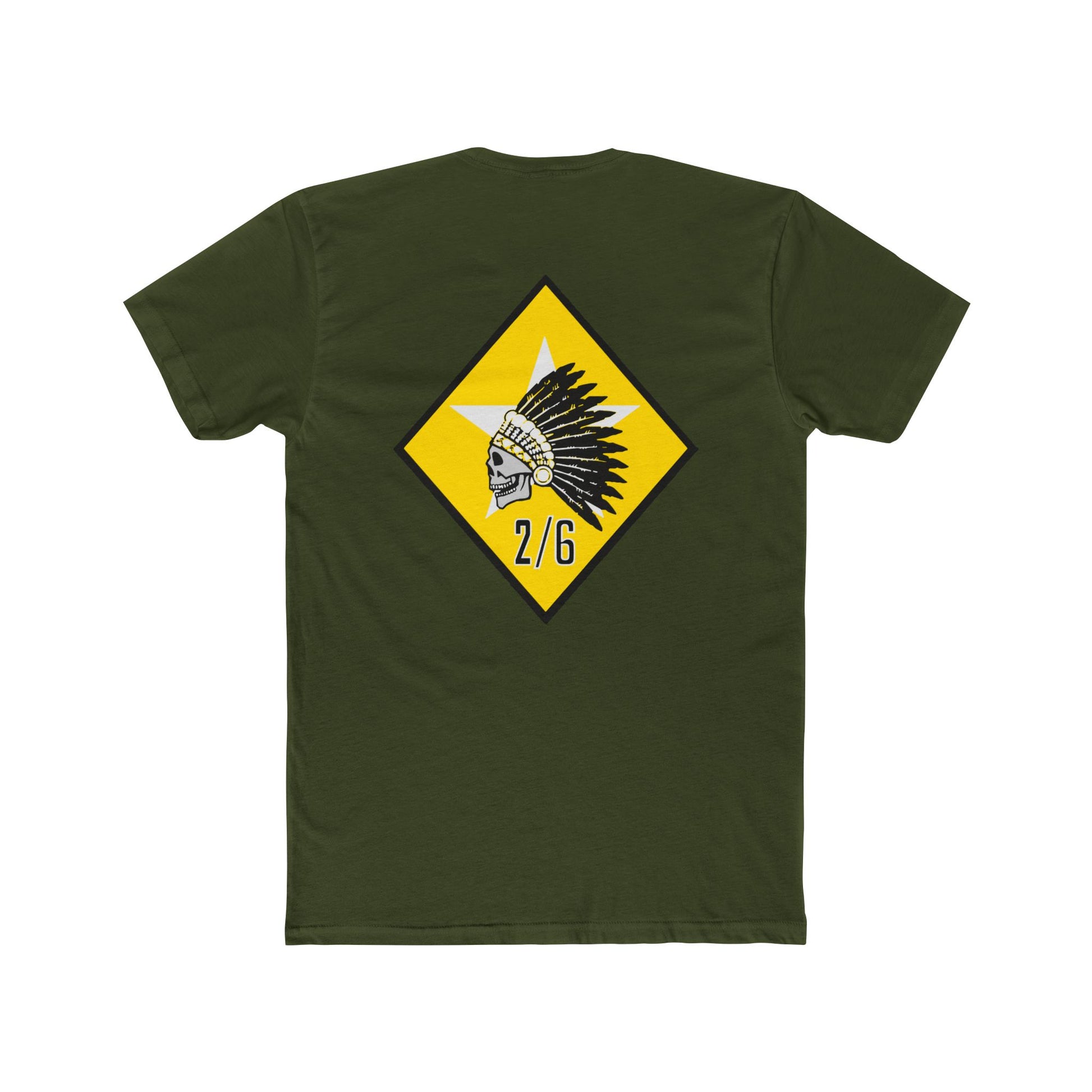 Military Green 2nd Battalion 6th Marines Tee