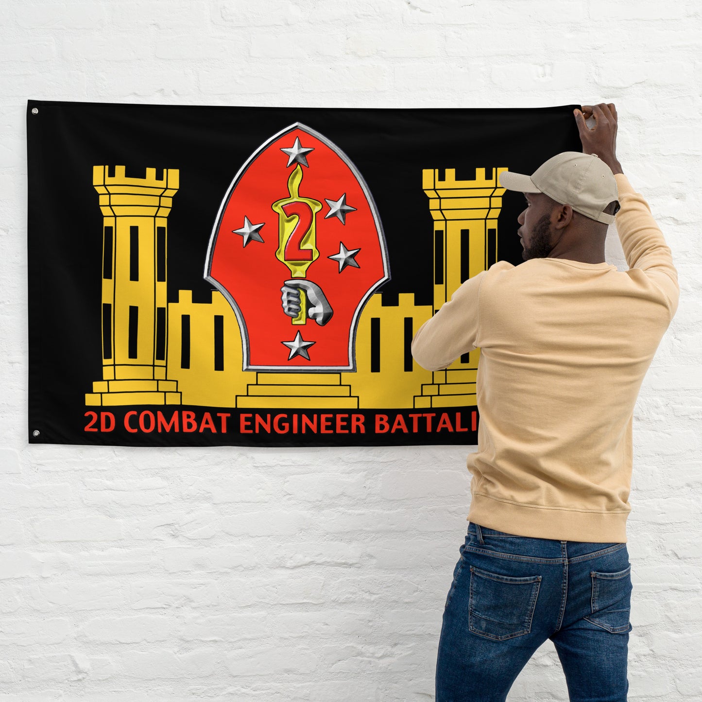 2nd Combat Engineer Battalion Flag