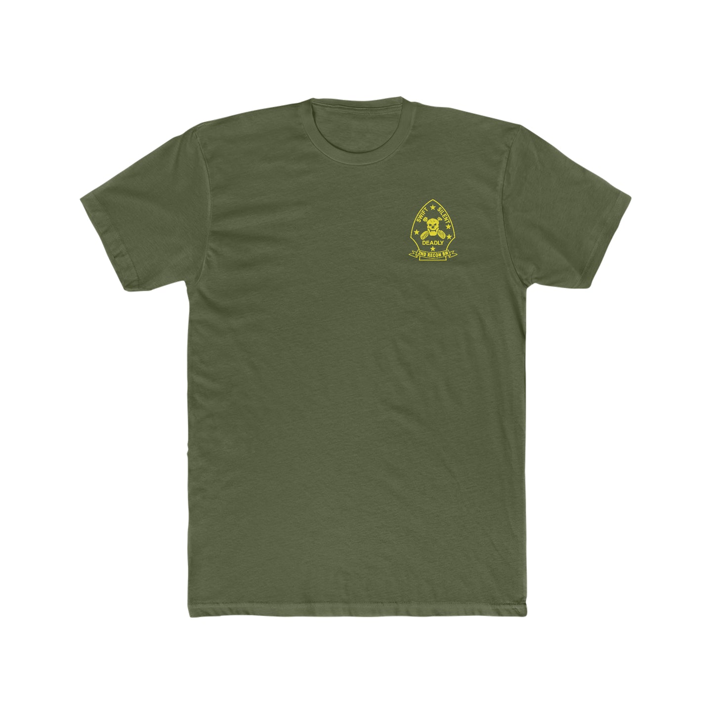 Military Green 2nd Recon Battalion Tee