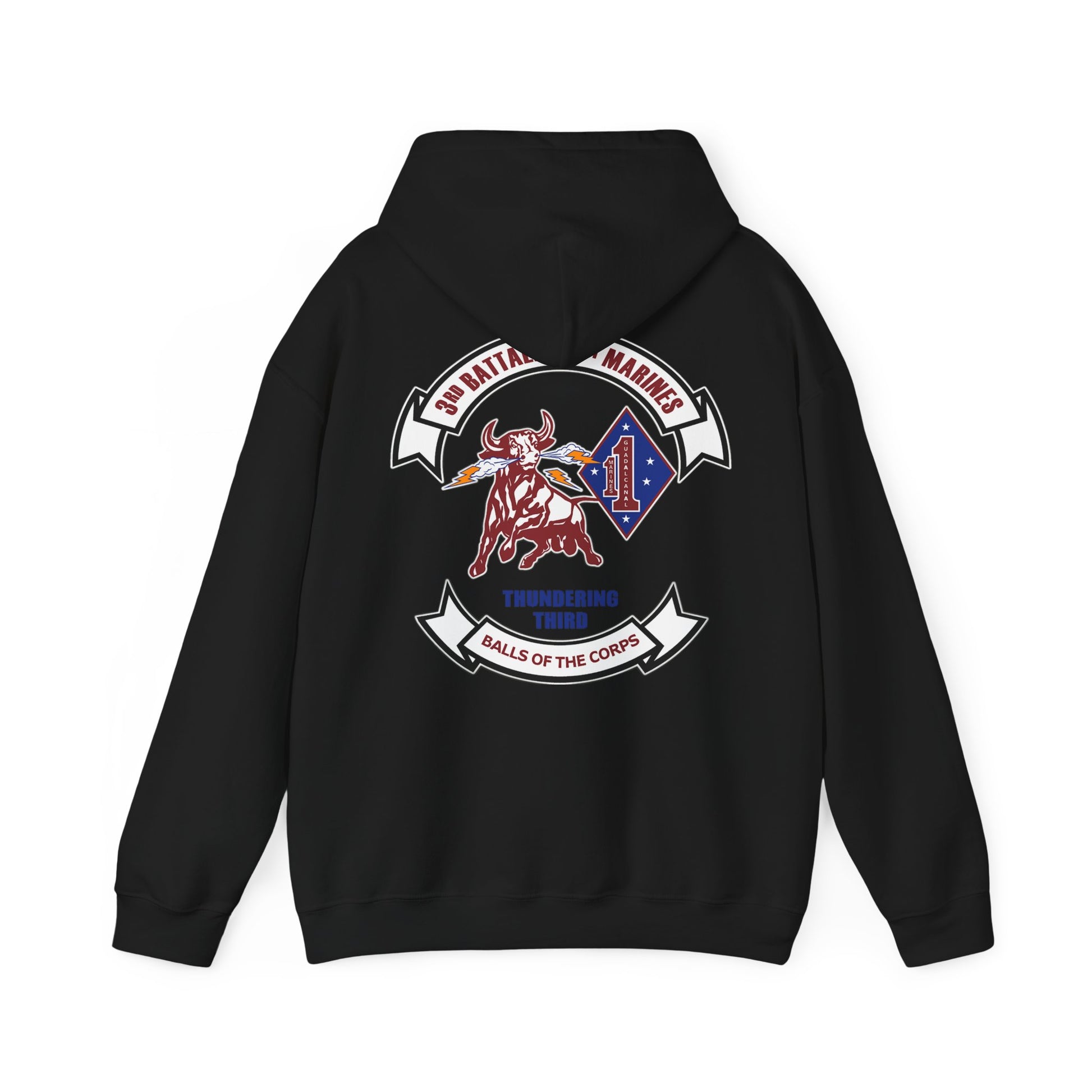 3rd Battalion 1st Marines Balls of the Corps Hoodie 
