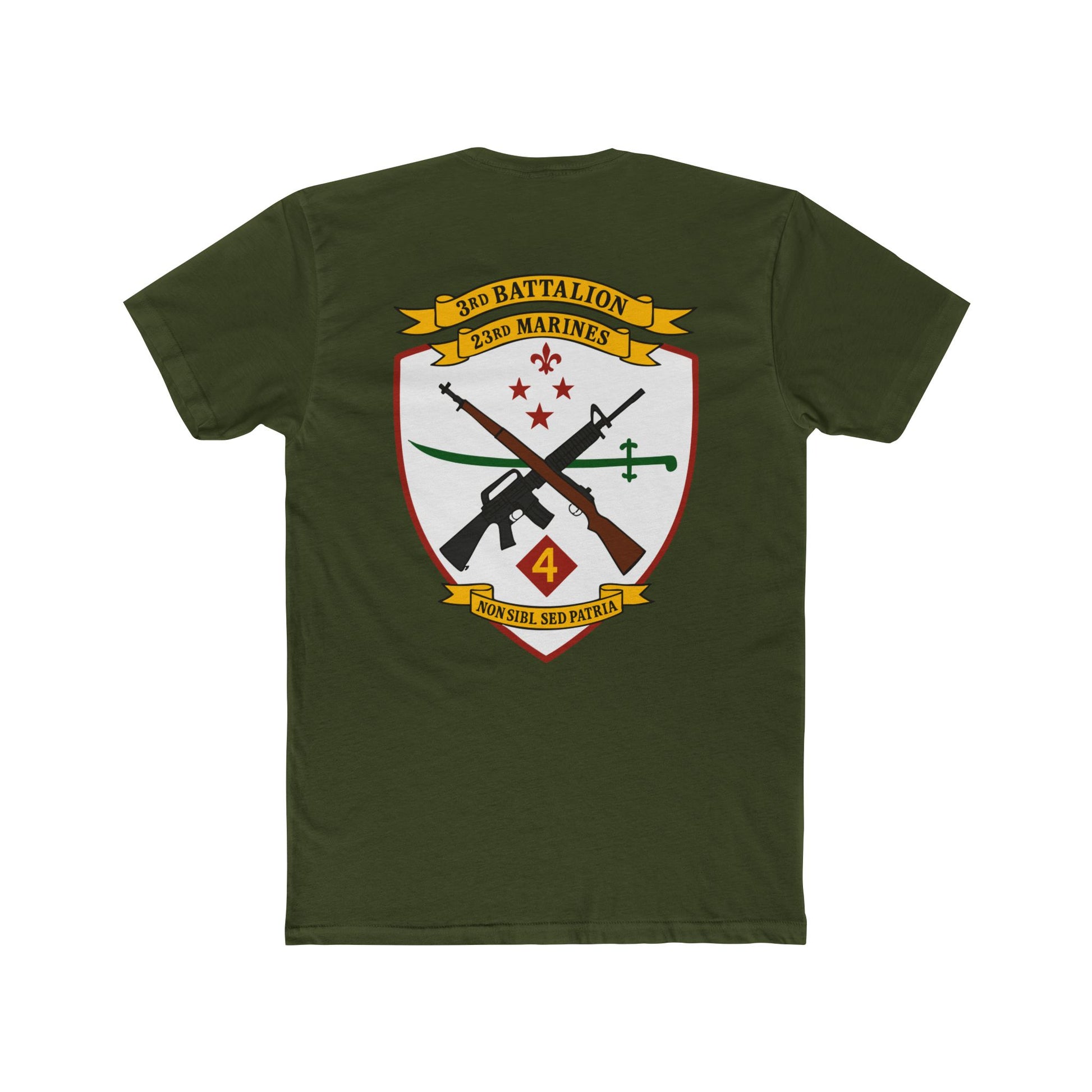 Military Green 3rd Battalion 23rd Marines Tee