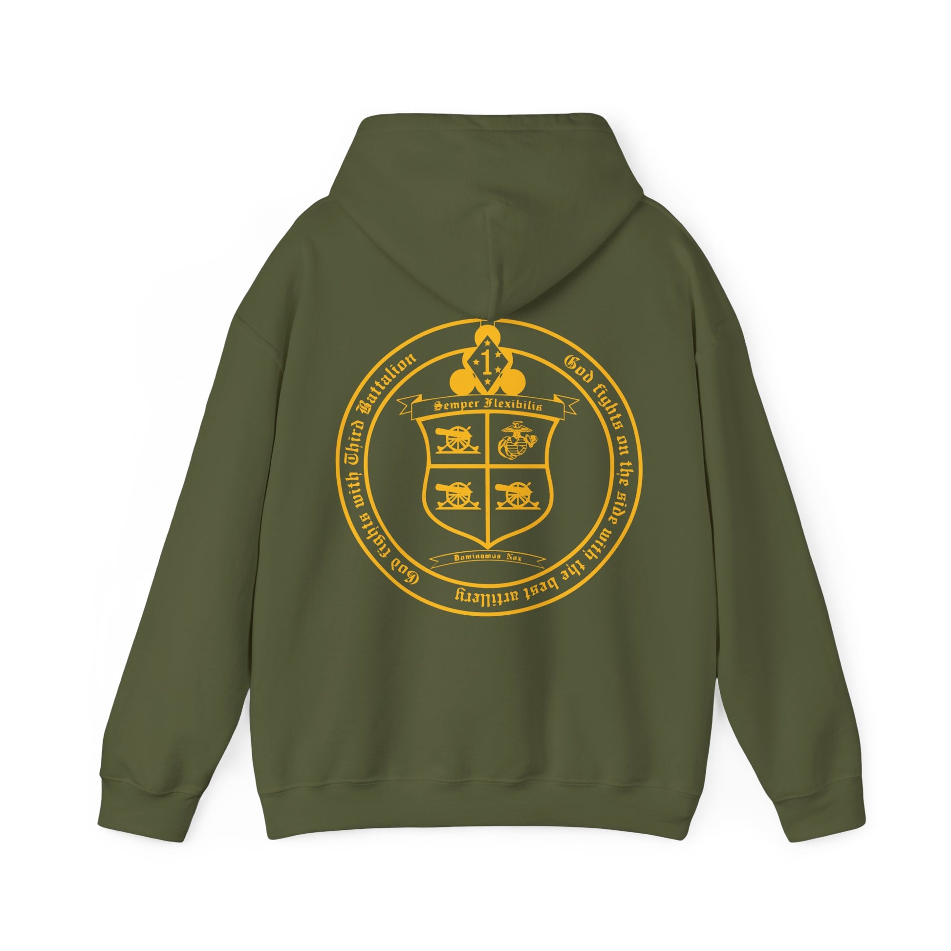 Military Green 3rd Battalion 11th Marines Hoodie