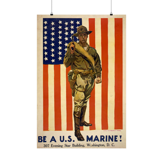 WWI US Marine Corps Recruiting Poster