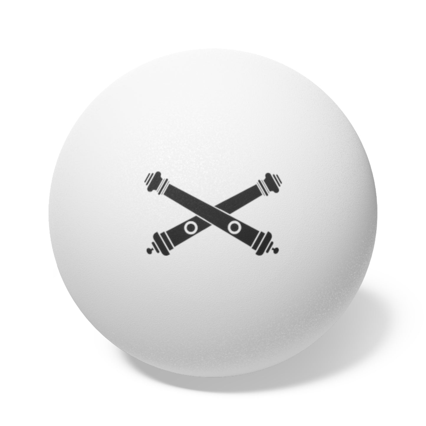 Artillery Crossed Cannons Beer Pong Ball Set