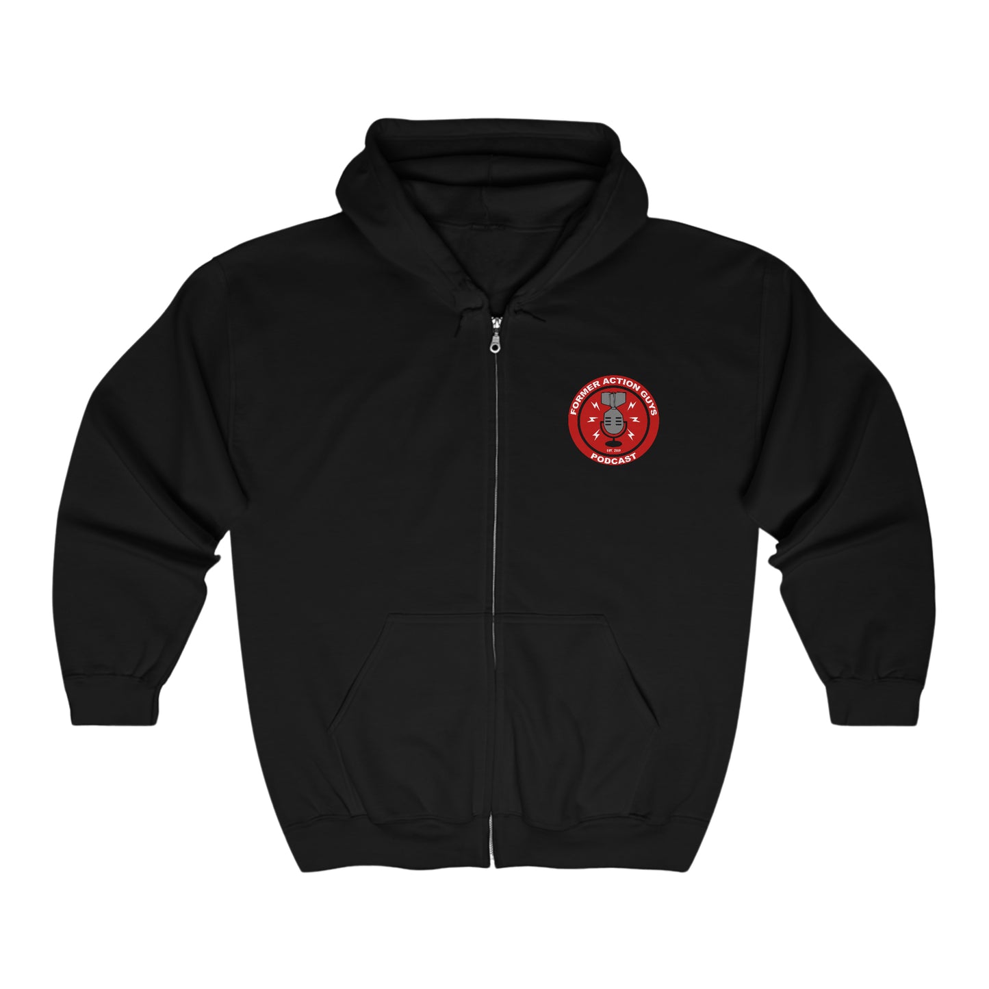 Former Action Guys Podcast Zip Hoodie