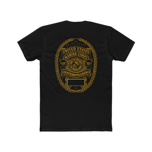 Black Marine Counterintelligence Tee