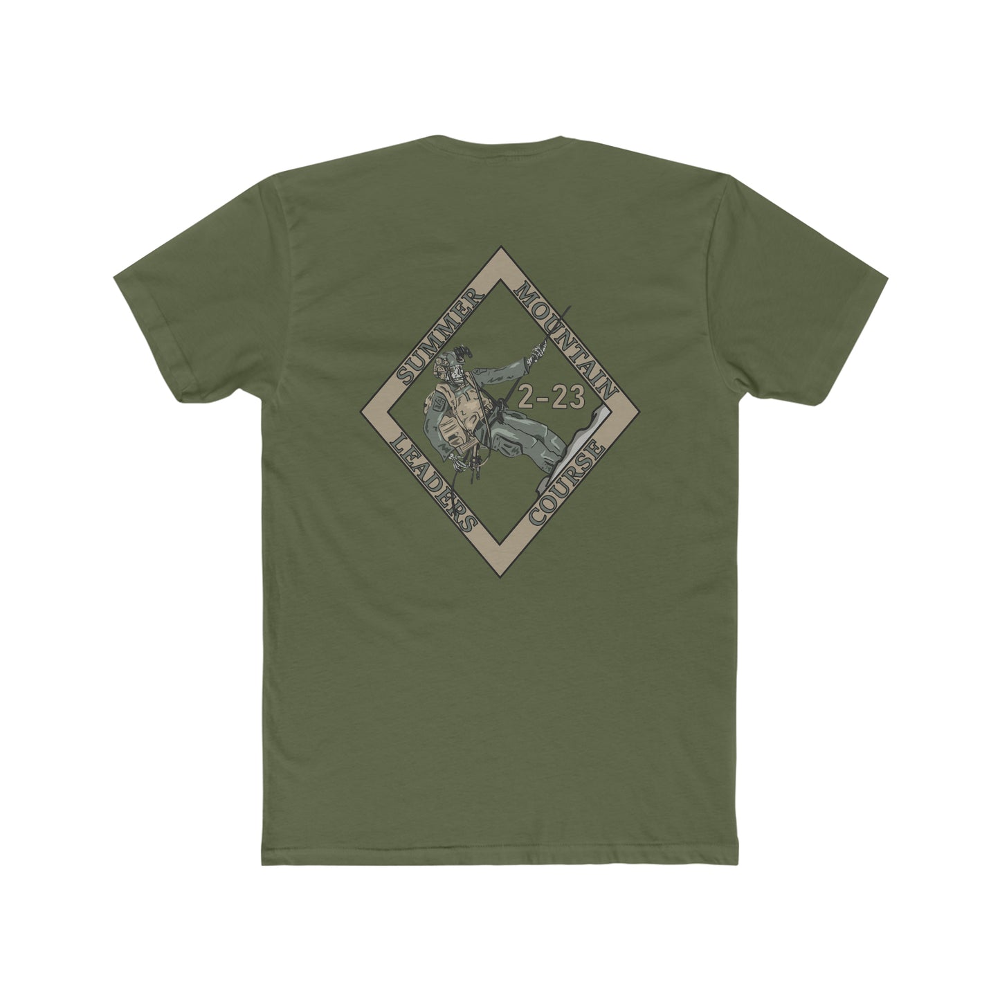 Military Green Summer Mountain Leaders Course T-shirt