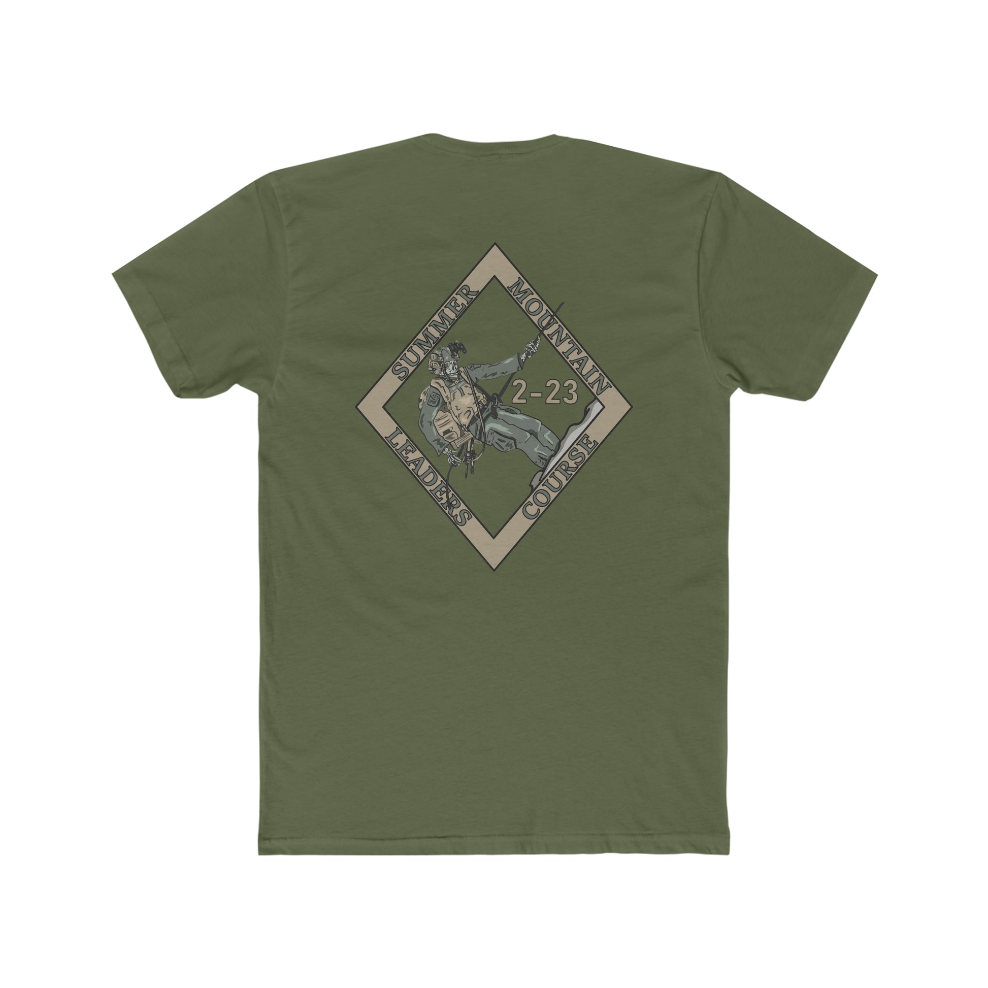 Military Green Summer Mountain Leaders Course T-shirt