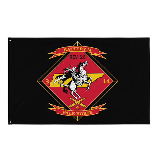 M Battery 3rd Battalion 14th Marines Flag