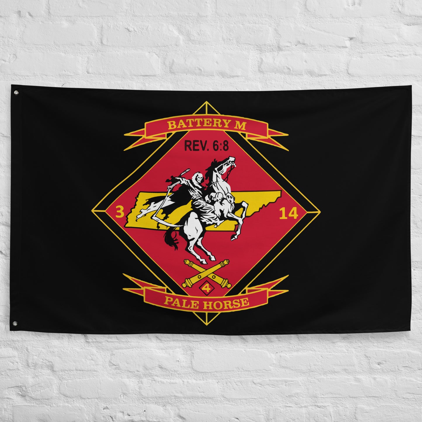 M Battery 3rd Battalion 14th Marines Flag