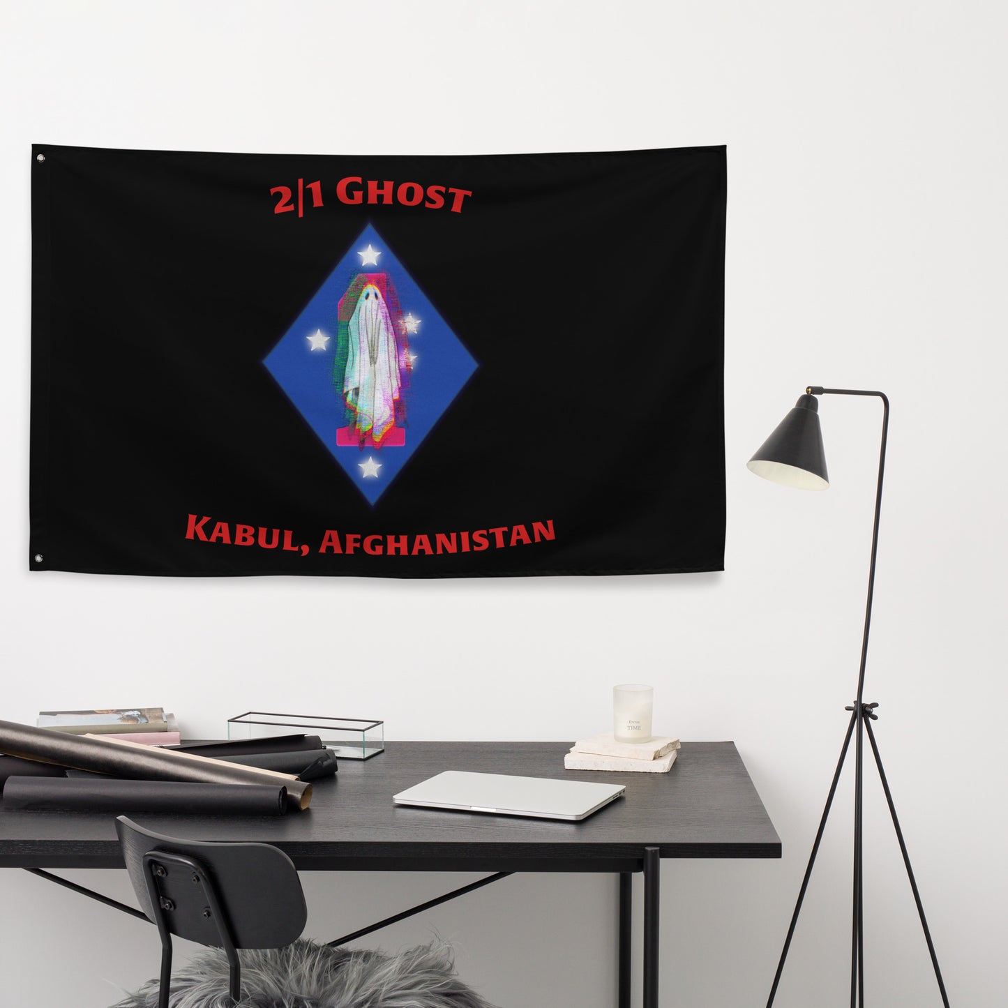 2nd Battalion 1st Marines Ghost Flag