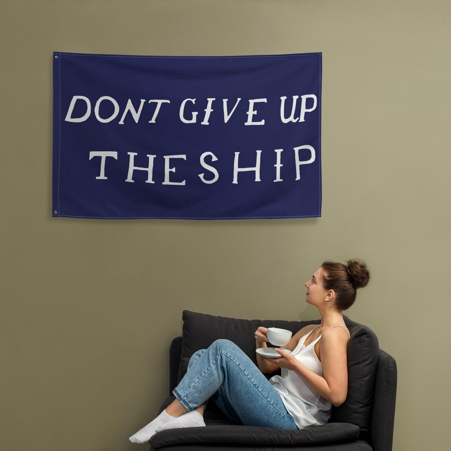 US Navy Don't Give Up the Ship Flag