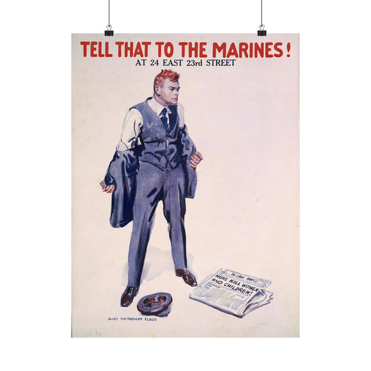 Marine Corps Recruiting Poster from WWI