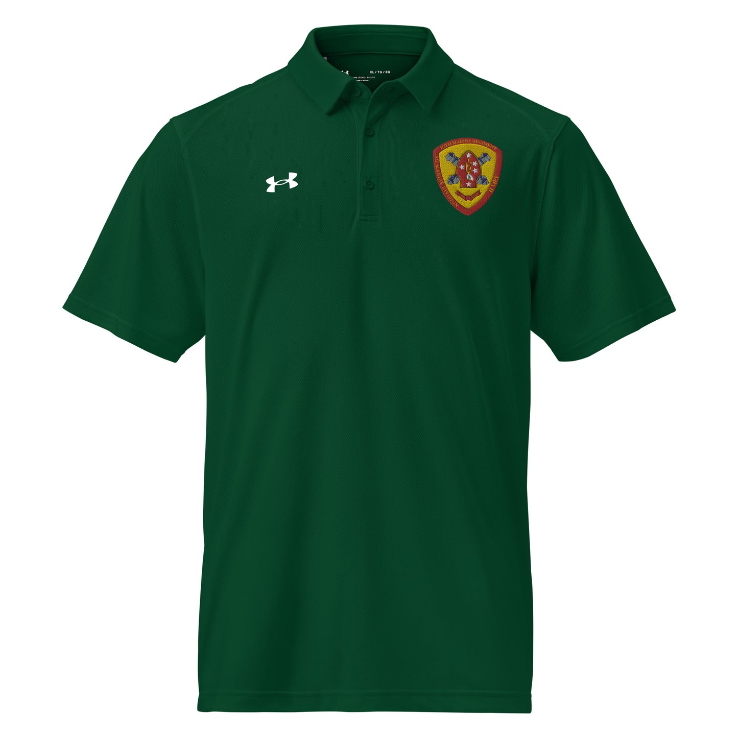 Embroidered 10th Marine Regiment Under Armour Polo Shirt