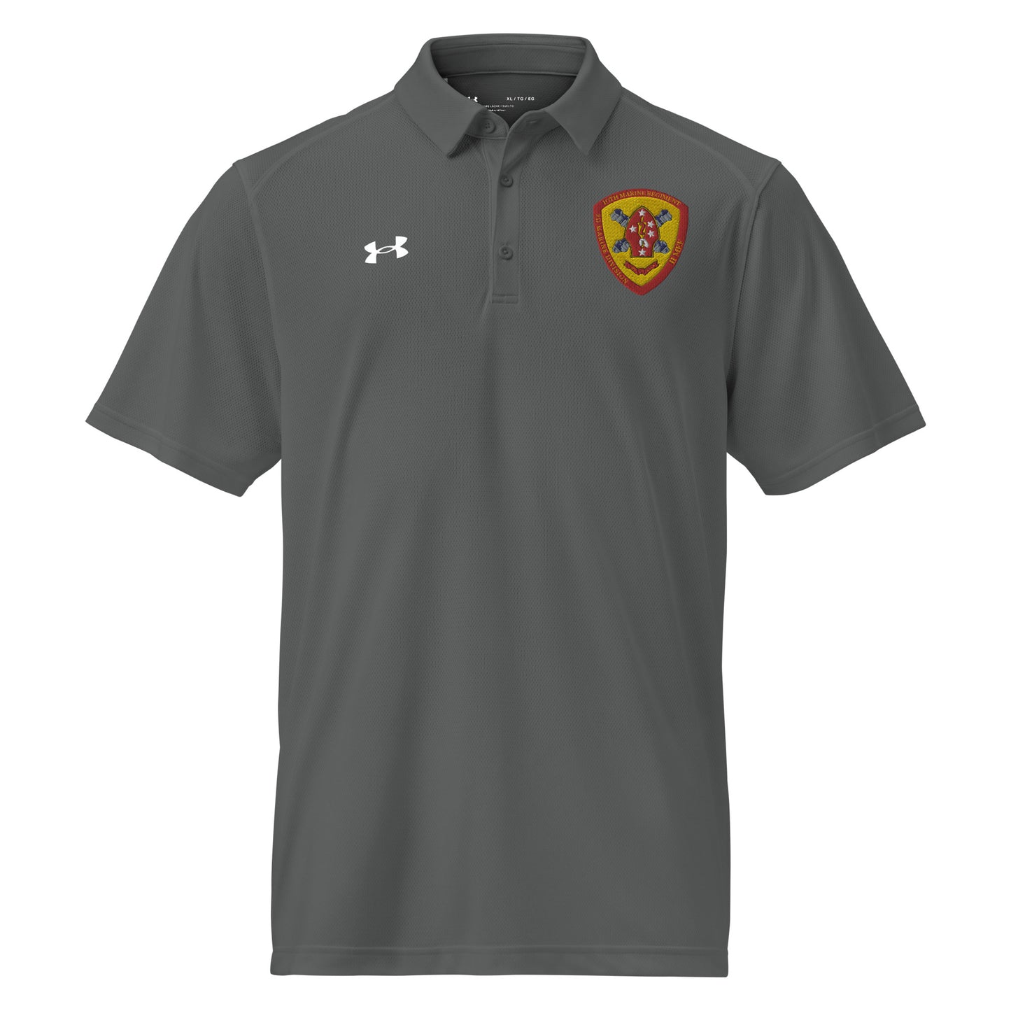 Embroidered 10th Marine Regiment Under Armour Polo Shirt