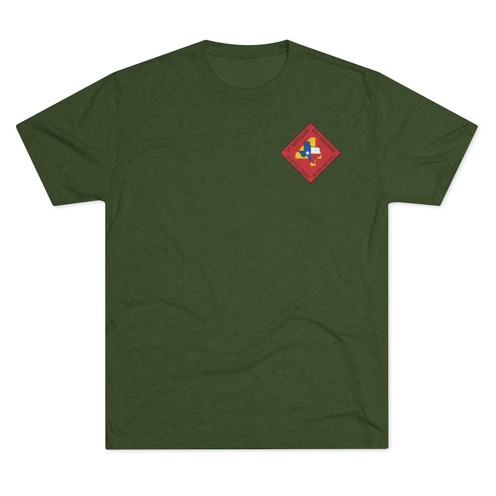 Military Green 1st Battalion 23rd Marines Athletic Tee