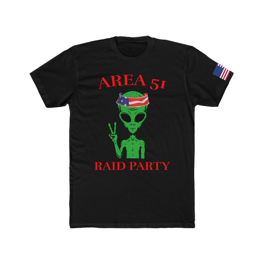 Official Area 51 Raid Party Tee