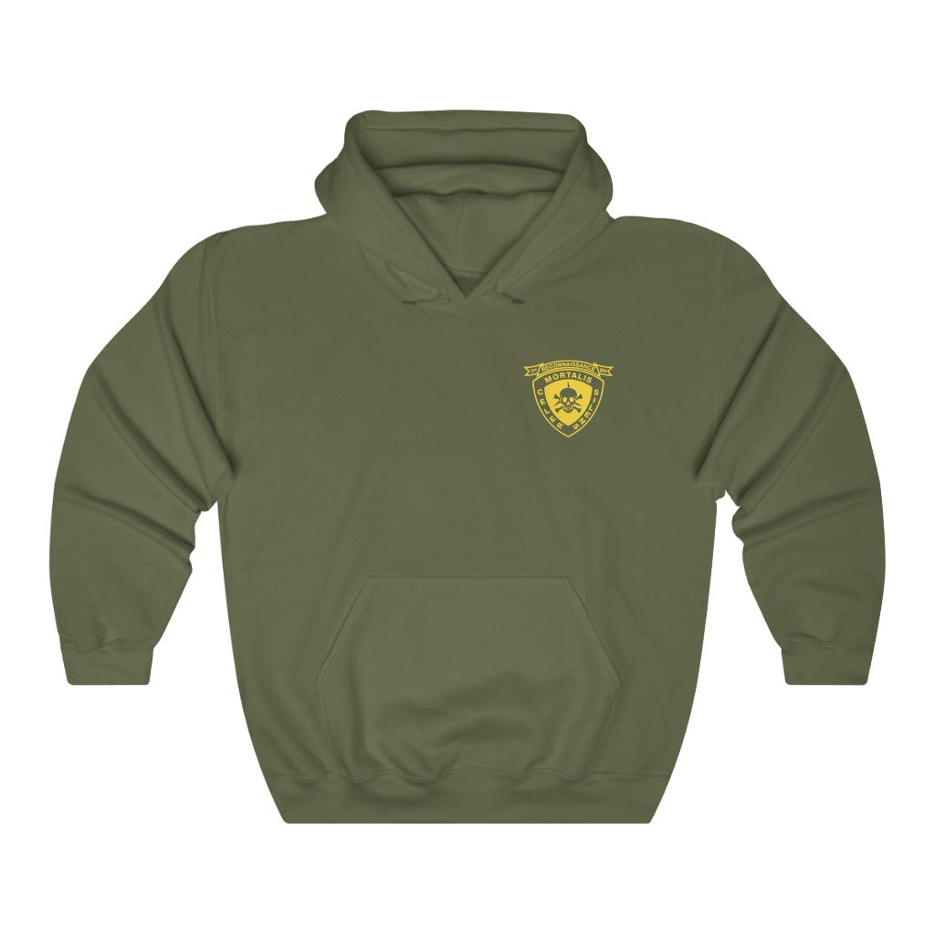 Military Green 3rd Recon Battalion SARC Hoodie Front