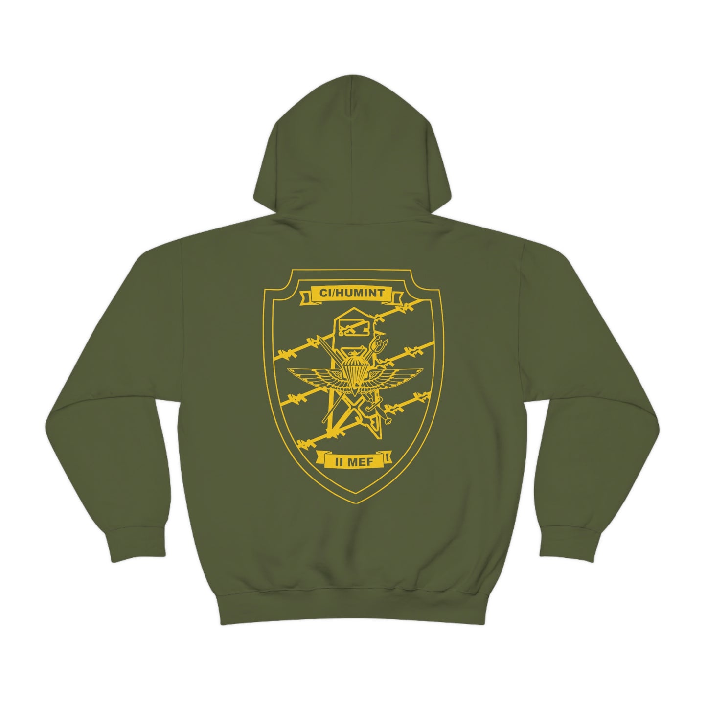 Military-Green-Marine-Corps-CI | HUMINT-Hoodie