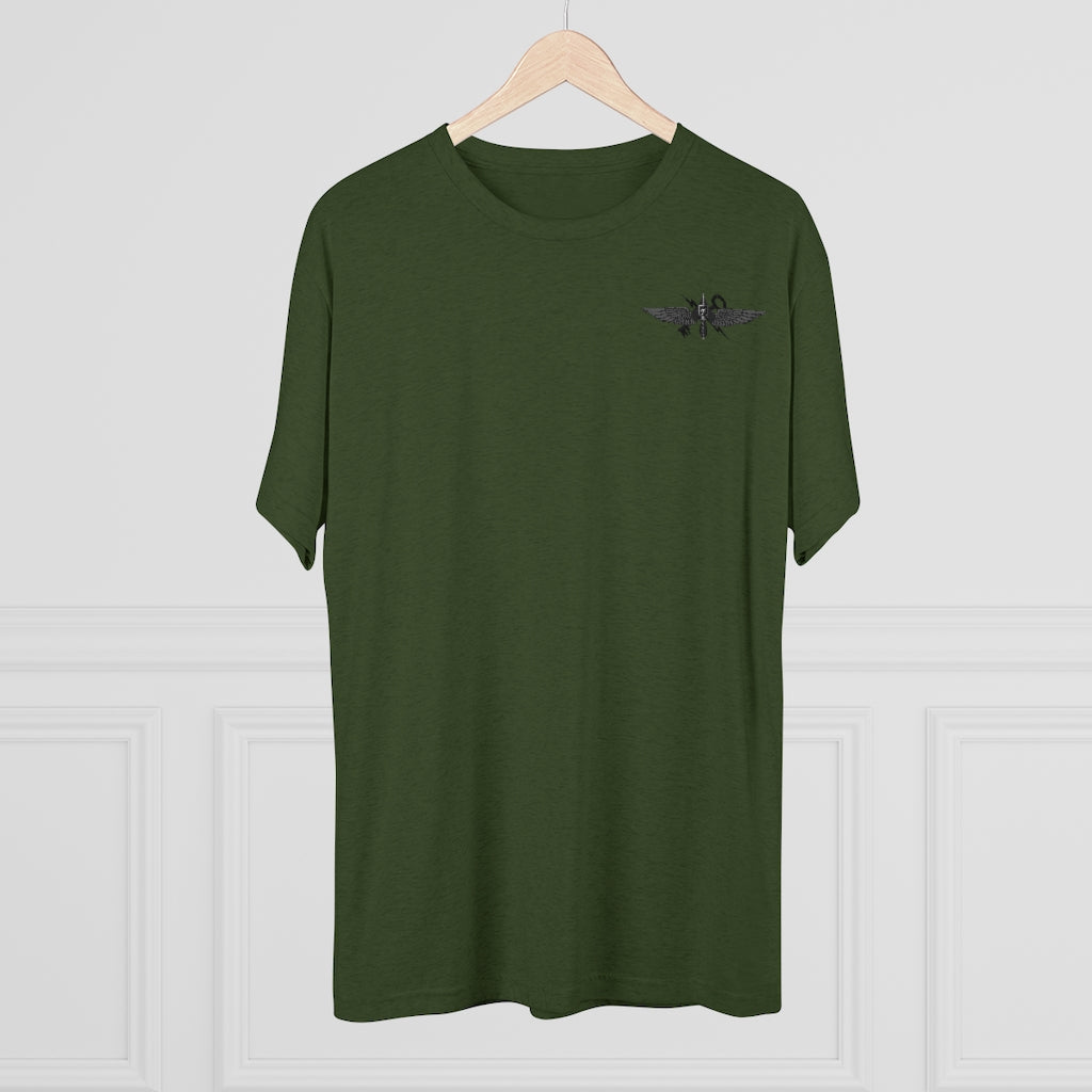Green 1st Marine Special Operations Intel Company Tri-Blend Tee