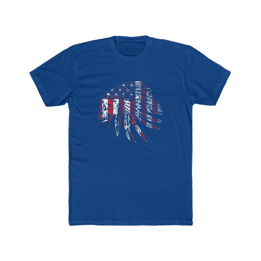 Blue American Indian Tee