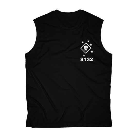 Black 8132 Sleeveless Performance Tee