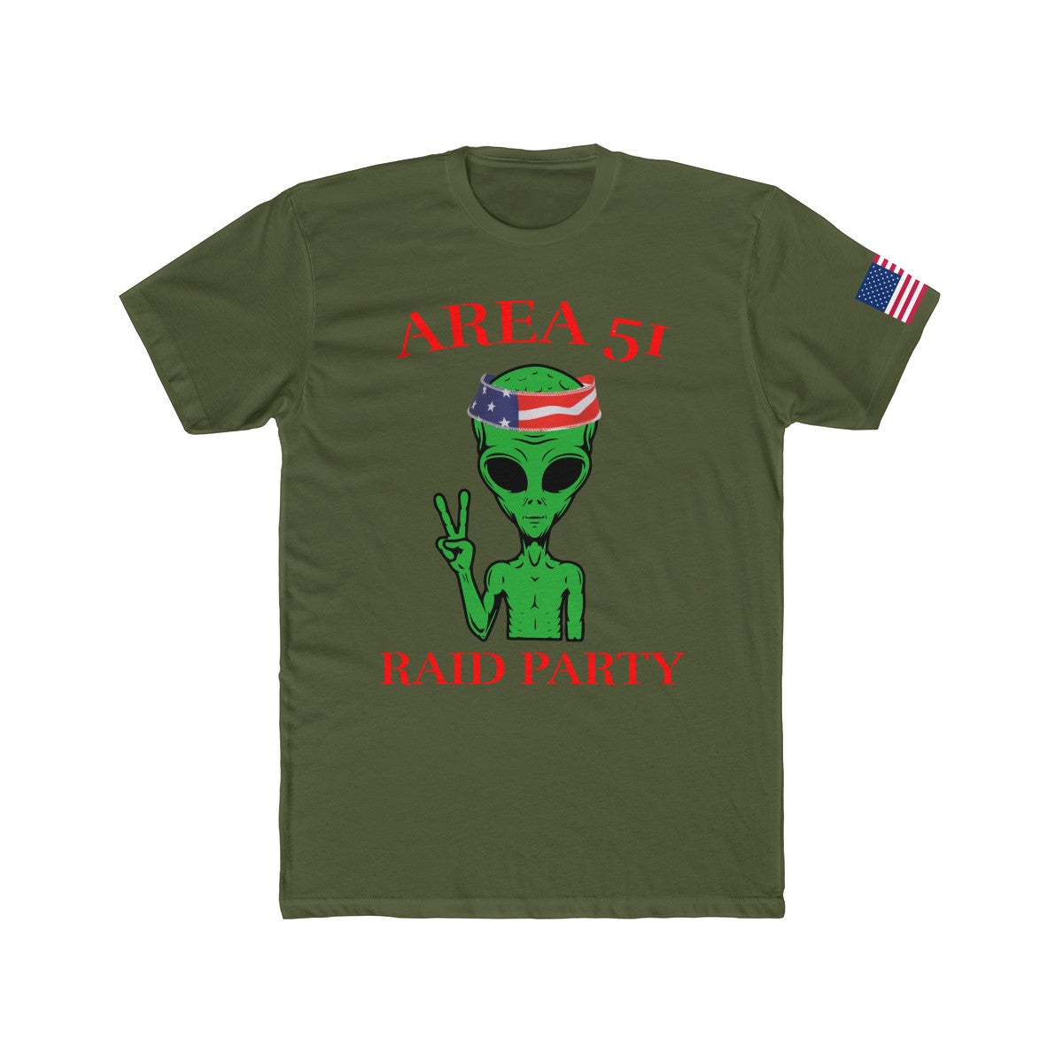 Official Area 51 Raid Party Tee