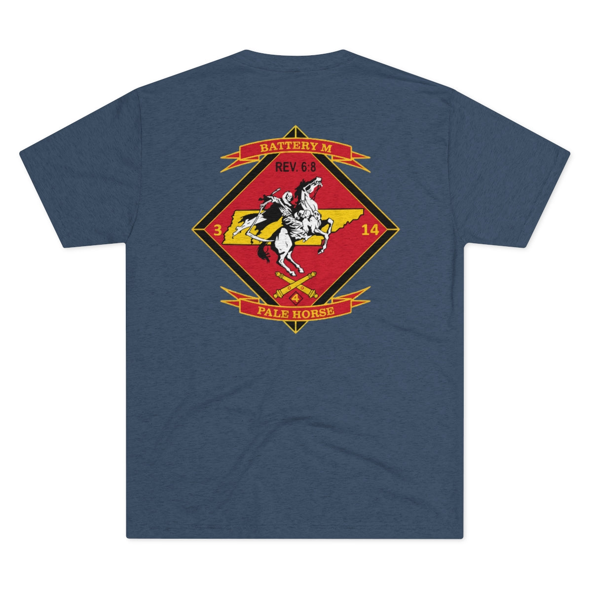 3rd Battalion 14th Marine Regiment Mike Battery Athletic Tee