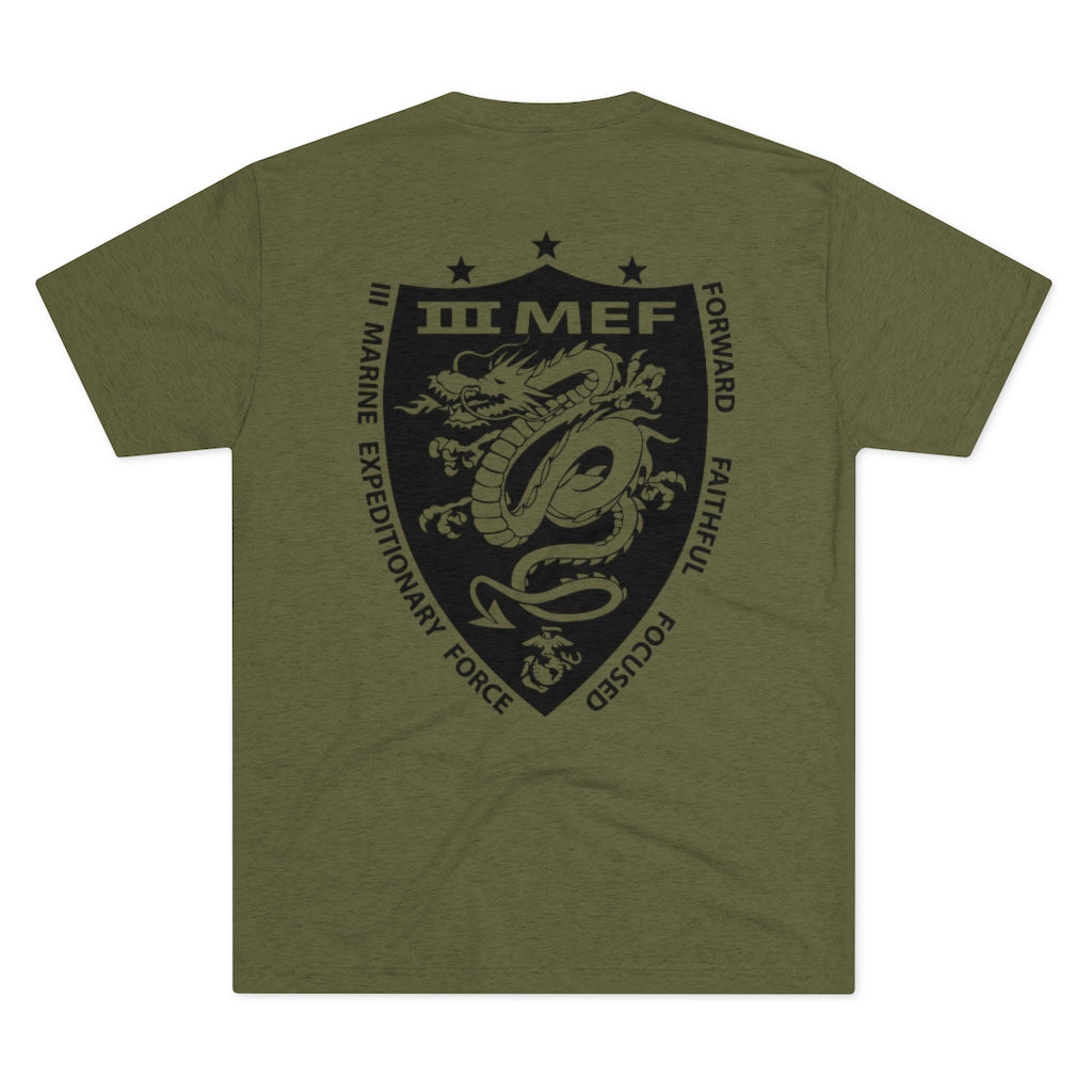 Black and White 3d Marine Expeditionary Force FECC Athletic Shirt