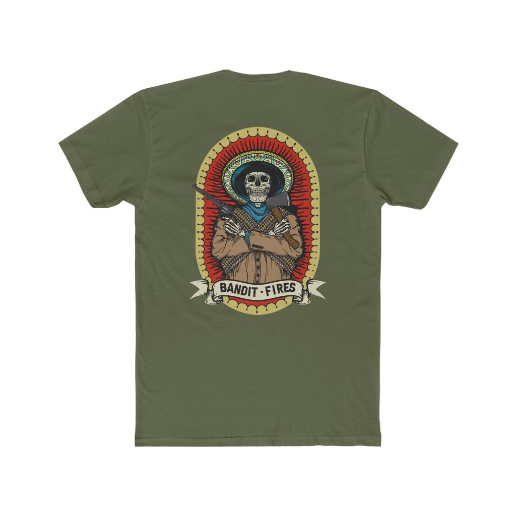 Military Green Bandit Fires Tee Back