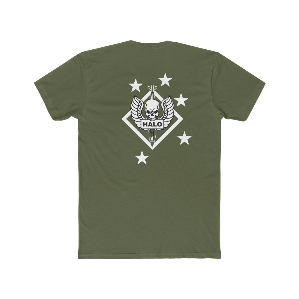 Green 1st Marine Raider JTAC Tee Back