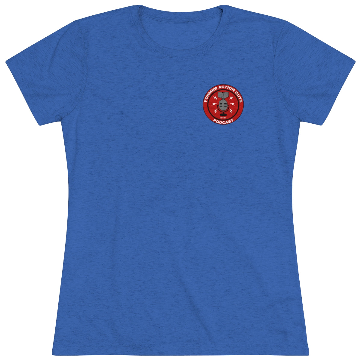 Women's Former Action Guys Podcast Athletic Tee