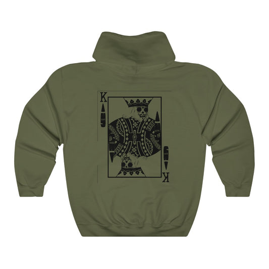 King of Battle Card Hoodie